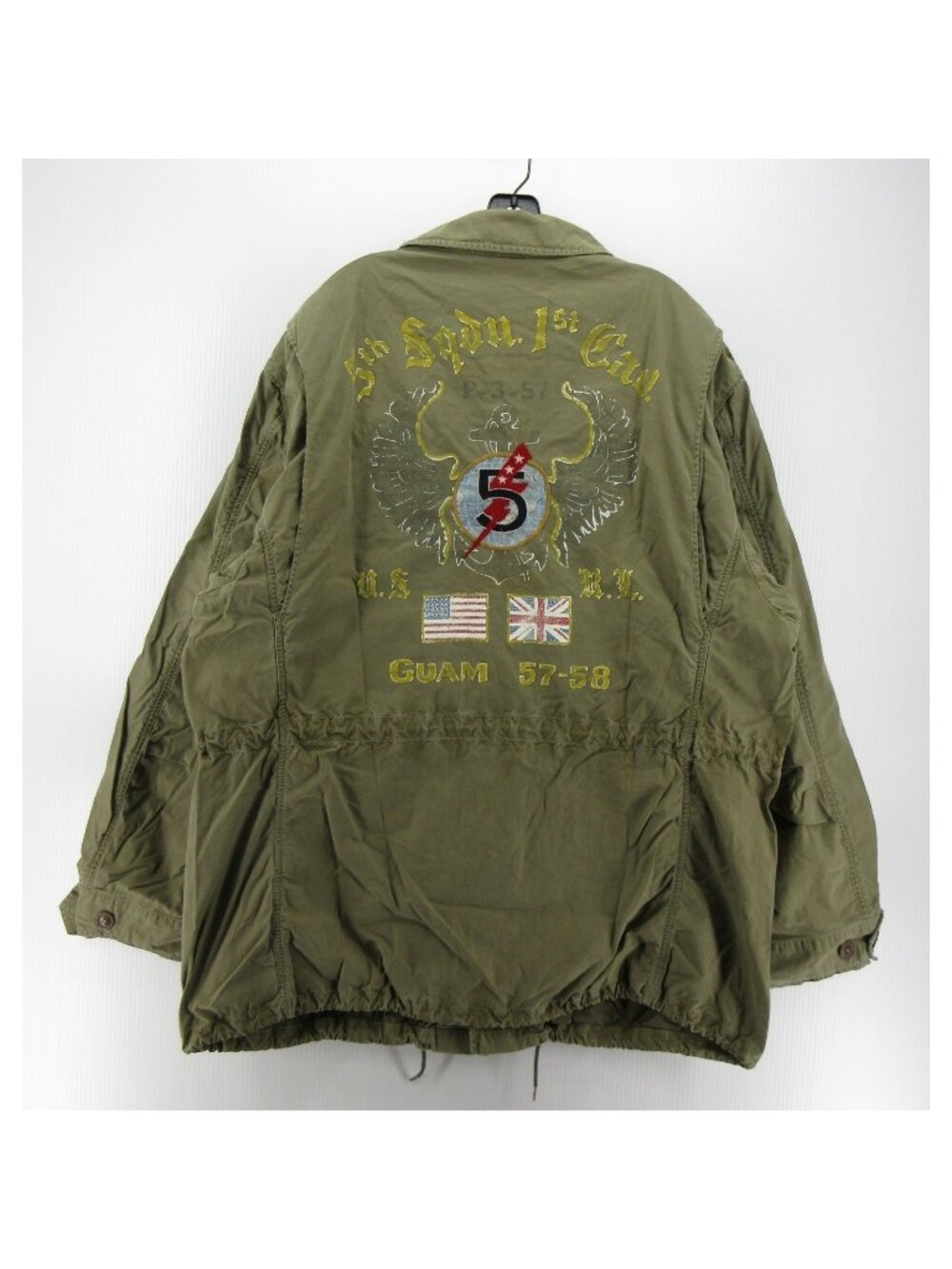Polo Ralph Lauren Jacket XXL Tall 5th Squadron Combat M 1943 Military Guam